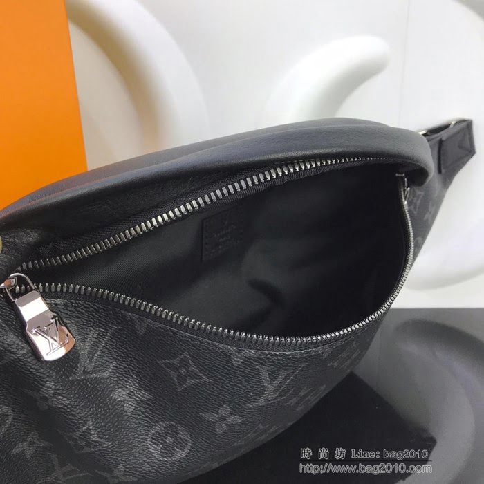 路易威登LV 頂級原單 M44336 Monogram Eclipse帆布 Discovery腰包  ydh2617